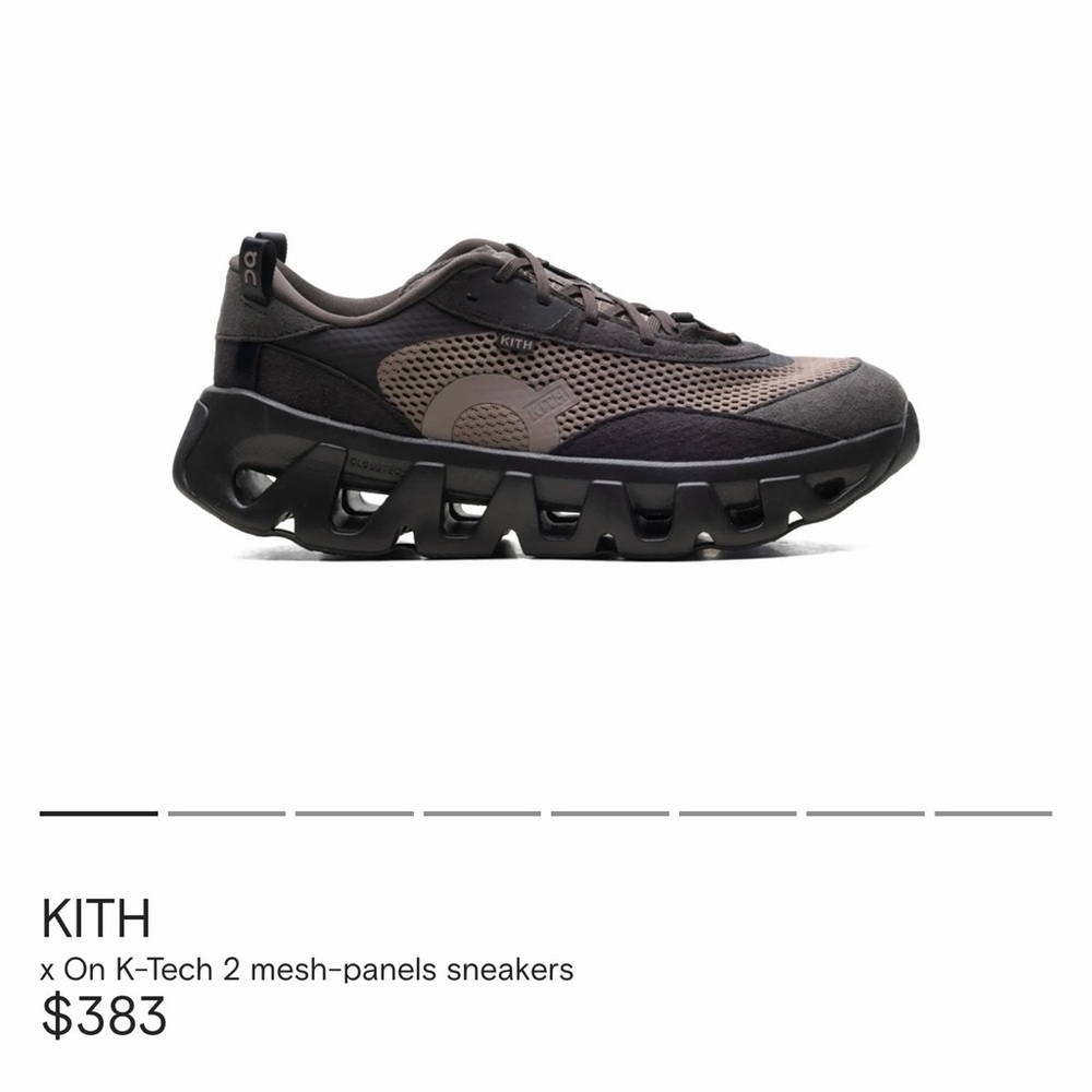 NEW Kith for On K-Tech 2 mesh-panels sneakers - Picture 11 of 11